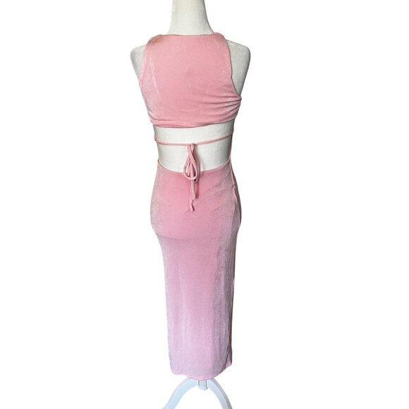 superdown Marissa Midi Dress in Baby Pink XSmall New Womens Long - Picture 7 of 11